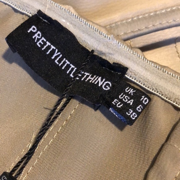 Metallic Muted Sage Textured Satin Split-Hem Ribbed Corset - Picture 6 of 6